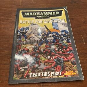 Warhammer 40k Battle For Macragge Scenario Booklet Games Workshop RPG